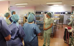 Lens : visite de la stérilisation avec Pôle Emploi