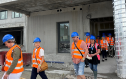 Lens : Visite du chantier du Nouvel Hôpital Métropolitain (...)